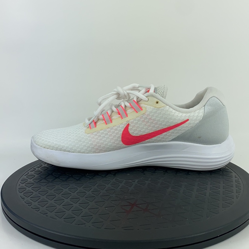 Nike Lunarconverge White/Pink Athletic Running Shoes 852469-101 Women's Size 9 - Picture 9 of 12